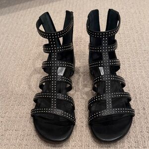 Jimmy choo Black Studded Sandals